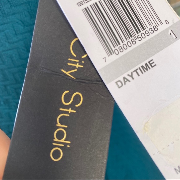 NWT City Studio blue junior mini  dress 1 - Picture 4 of 6